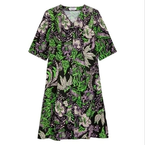 rodebjer green dress The Icaria wrap dress